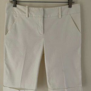 Diane von Furstenberg White Long Short